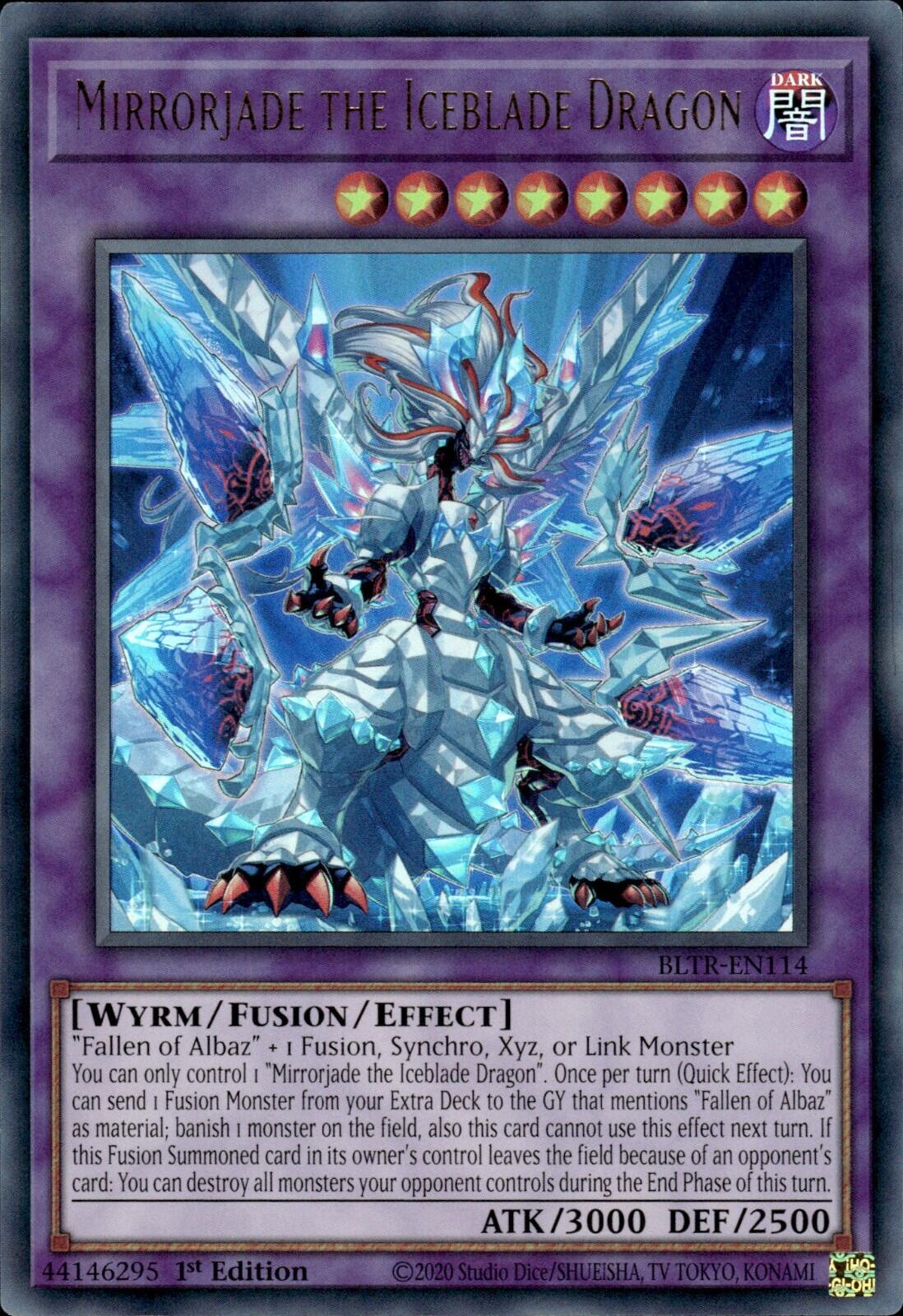 Mirrorjade the Iceblade Dragon [BLTR-EN114] Ultra Rare | Galactic Gamez