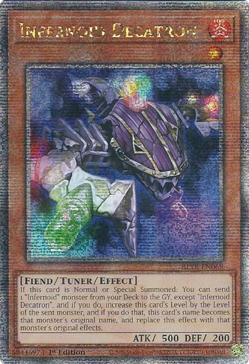 Infernoid Decatron (Quarter Century Secret Rare) [BLTR-EN069] Quarter Century Secret Rare | Galactic Gamez