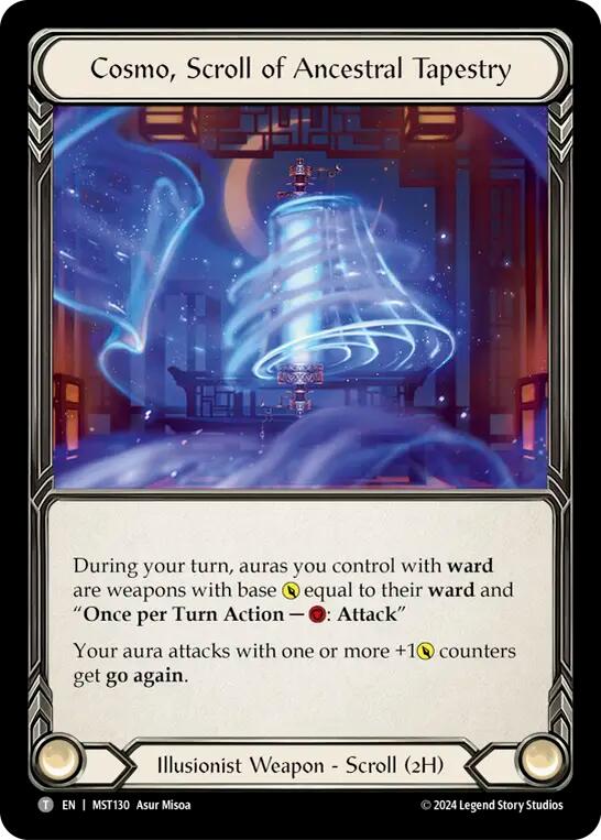 Cosmo, Scroll of Ancestral Tapestry // Beckoning Mistblade [MST130 // MST003] (Part the Mistveil) | Galactic Gamez