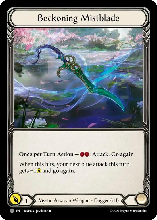 Cosmo, Scroll of Ancestral Tapestry // Beckoning Mistblade [MST130 // MST003] (Part the Mistveil) | Galactic Gamez