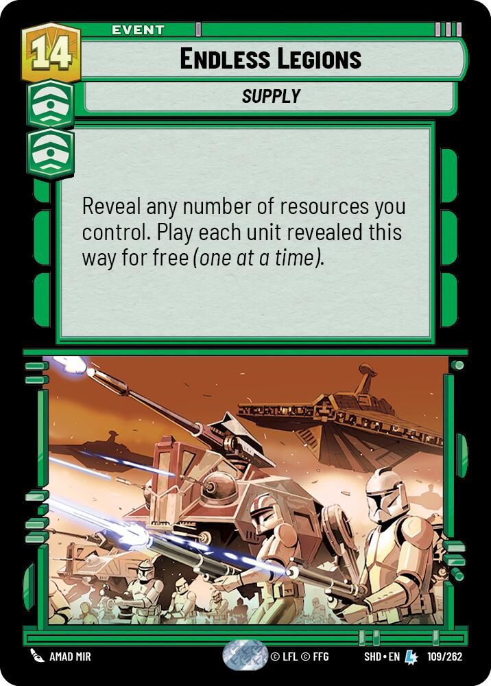 Endless Legions (109/262) (109/262) [Shadows of the Galaxy] | Galactic Gamez