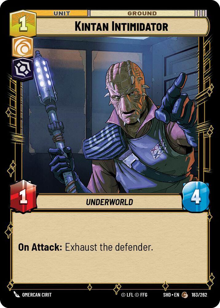 Kintan Intimidator (183/262) (183/262) [Shadows of the Galaxy] | Galactic Gamez
