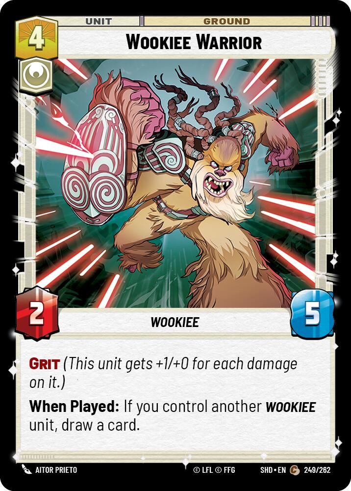 Wookiee Warrior (249/262) (249/262) [Shadows of the Galaxy] | Galactic Gamez
