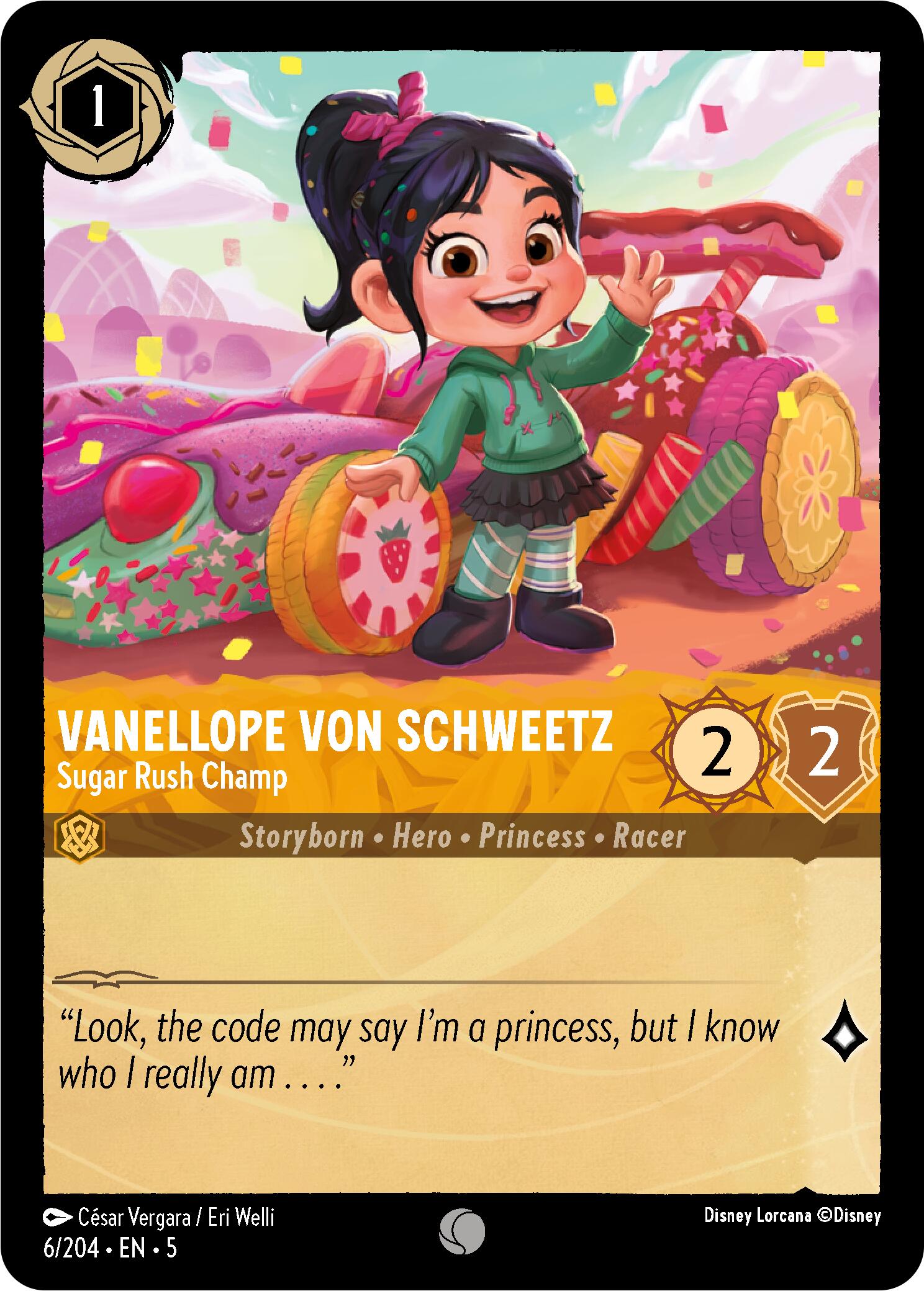 Vanellope von Schweetz - Sugar Rush Champ (6/204) [Shimmering Skies] | Galactic Gamez