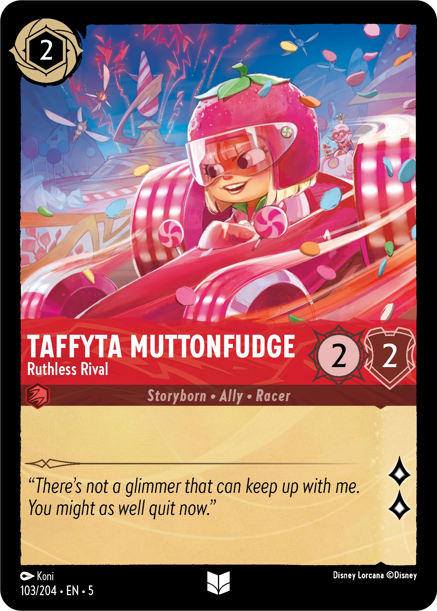 Taffyta Muttonfudge - Ruthless Rival (103/204) [Shimmering Skies] | Galactic Gamez