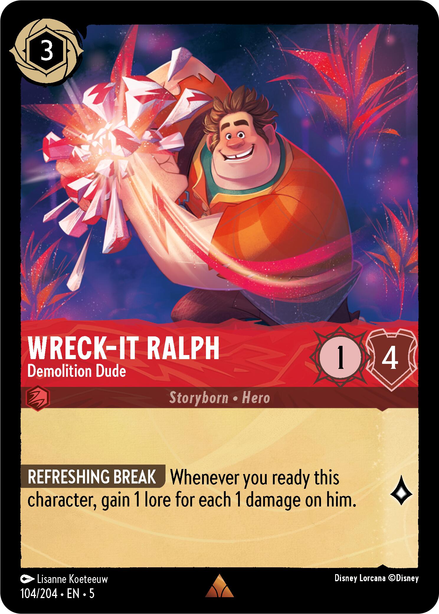 Wreck-It Ralph - Demolition Dude (104/204) [Shimmering Skies] | Galactic Gamez