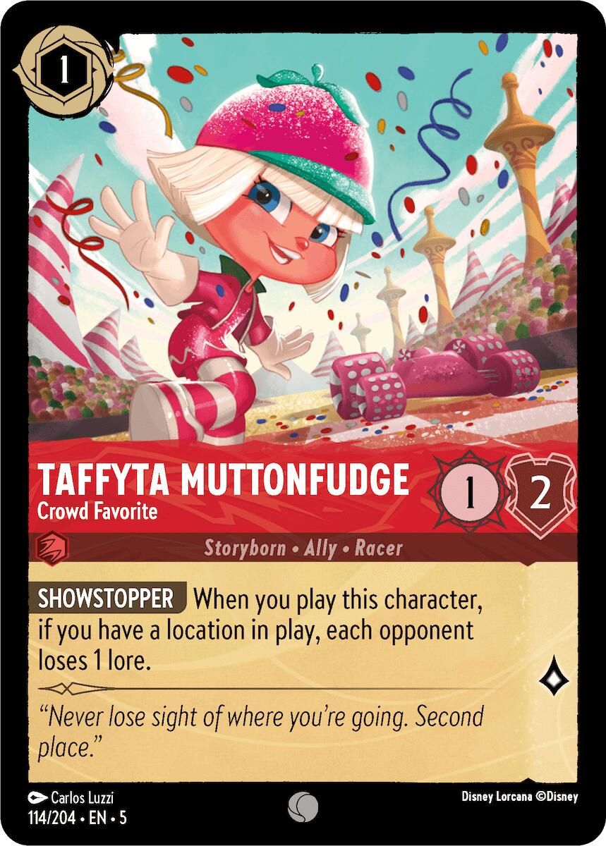 Taffyta Muttonfudge - Crowd Favorite (114/204) [Shimmering Skies] | Galactic Gamez