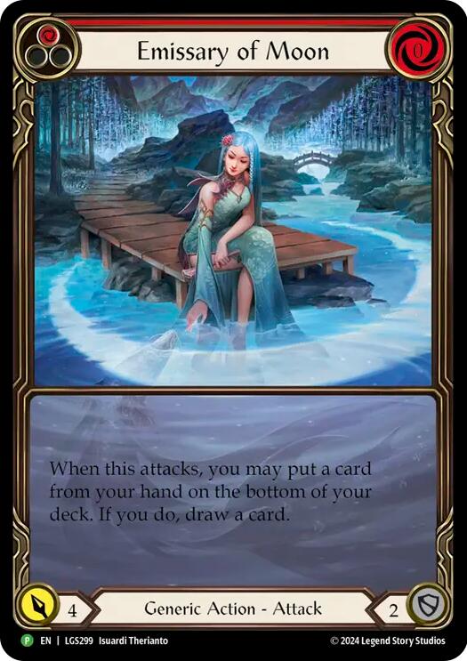 Emissary of Moon [LGS299] (Promo)  Rainbow Foil | Galactic Gamez