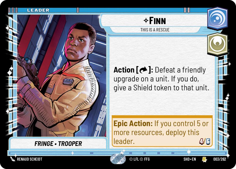 Finn - This is a Rescue (003/262) (003/262) [Shadows of the Galaxy] | Galactic Gamez