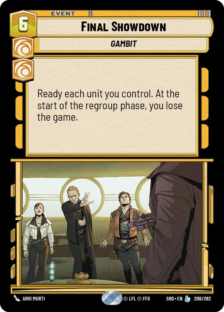 Final Showdown (208/262) (208/262) [Shadows of the Galaxy] | Galactic Gamez