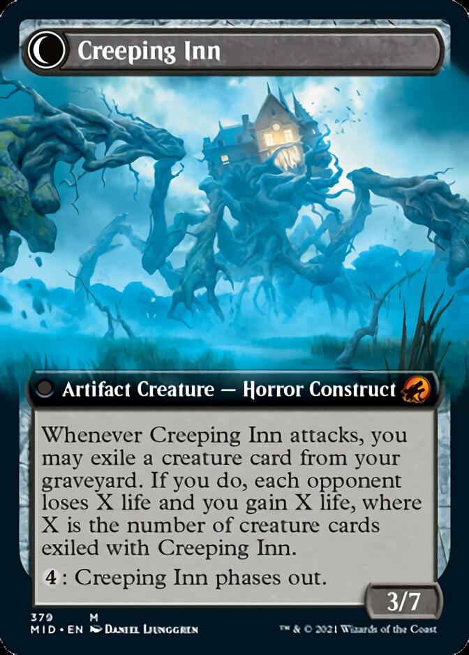 Hostile Hostel // Creeping Inn (Extended Art) [Innistrad: Midnight Hunt] | Galactic Gamez