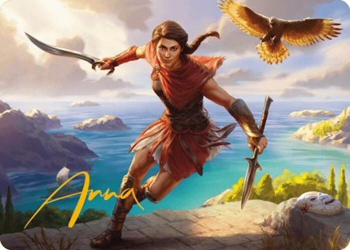 Kassandra, Eagle Bearer Art Card (Gold-Stamped Signature) [Assassin's Creed Art Series] | Galactic Gamez