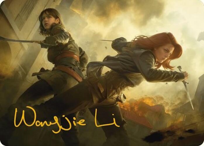 Mary Read and Anne Bonny Art Card (Gold-Stamped Signature) [Assassin's Creed Art Series] | Galactic Gamez