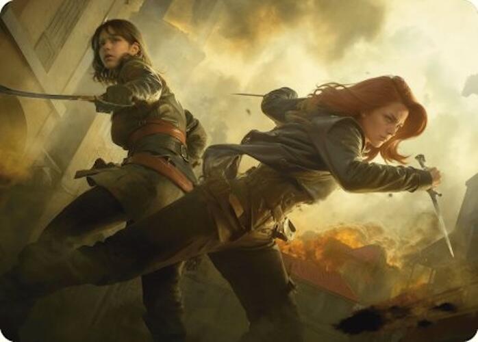 Mary Read and Anne Bonny Art Card [Assassin's Creed Art Series] | Galactic Gamez