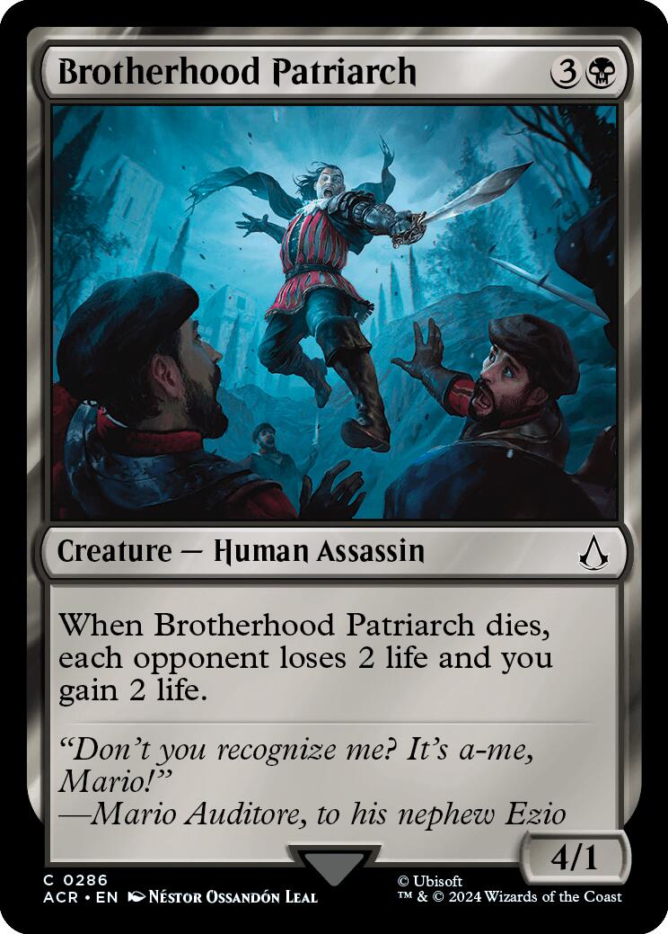 Brotherhood Patriarch [Assassin's Creed] | Galactic Gamez