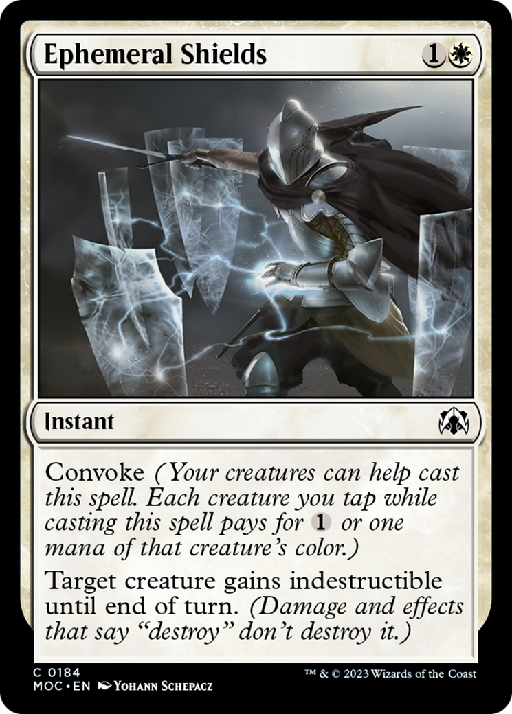 Ephemeral Shields [March of the Machine Commander] | Galactic Gamez