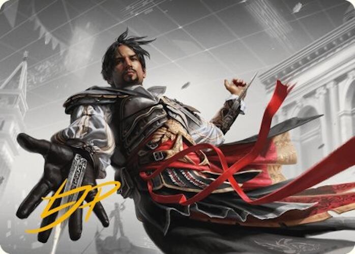 Ezio Auditore da Firenze Art Card (Gold-Stamped Signature) [Assassin's Creed Art Series] | Galactic Gamez