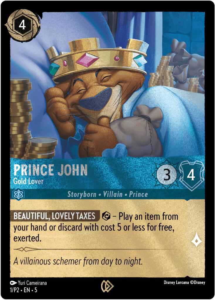 Prince John - Gold Lover (1) [Promo Cards] | Galactic Gamez