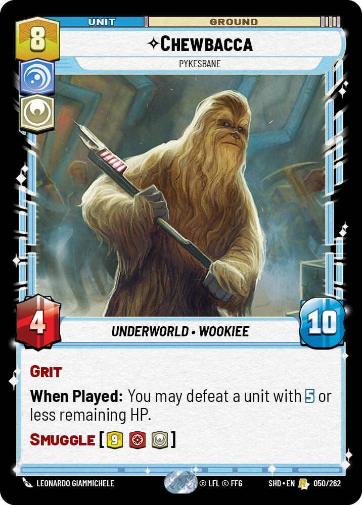 Chewbacca - Pykesbane (050/262) [Shadows of the Galaxy] | Galactic Gamez