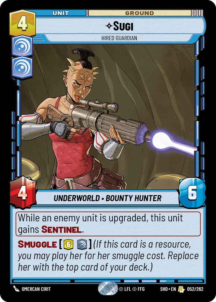 Sugi - Hired Guardian (052/262) (052/262) [Shadows of the Galaxy] | Galactic Gamez
