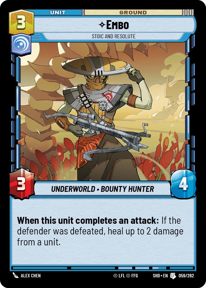 Embo - Stoic and Resolute (059/262) (059/262) [Shadows of the Galaxy] | Galactic Gamez
