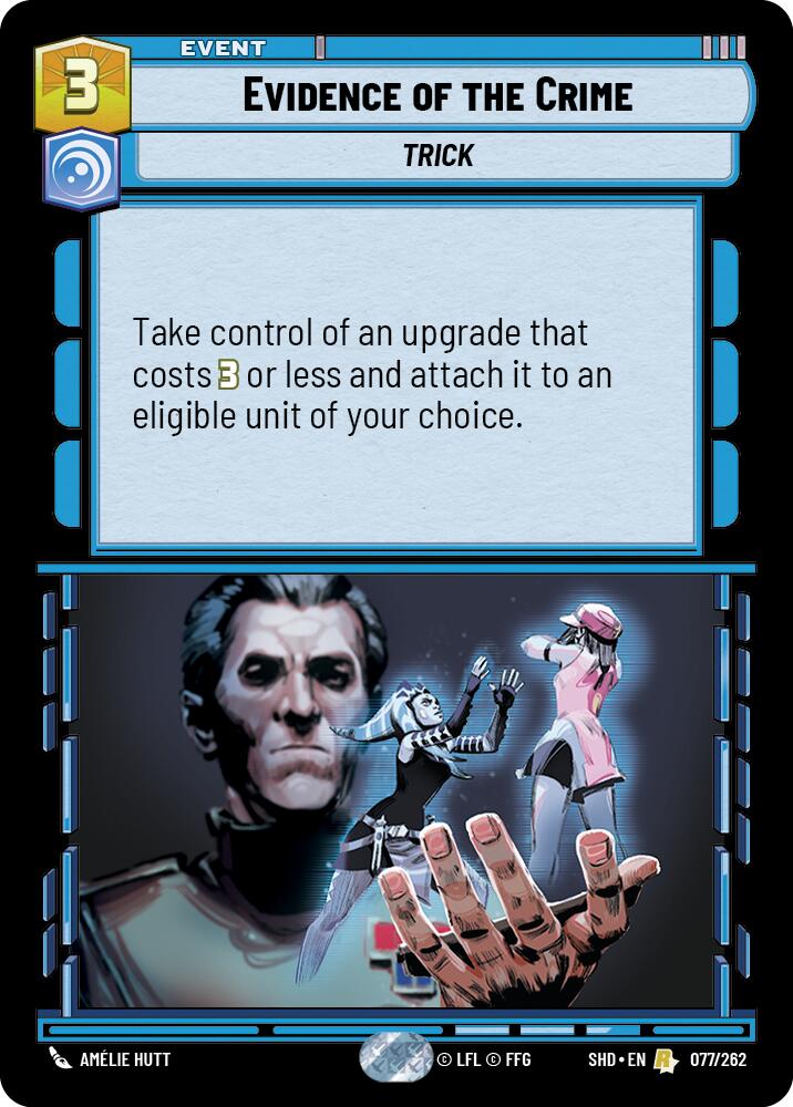 Evidence of the Crime (077/262) (077/262) [Shadows of the Galaxy] | Galactic Gamez