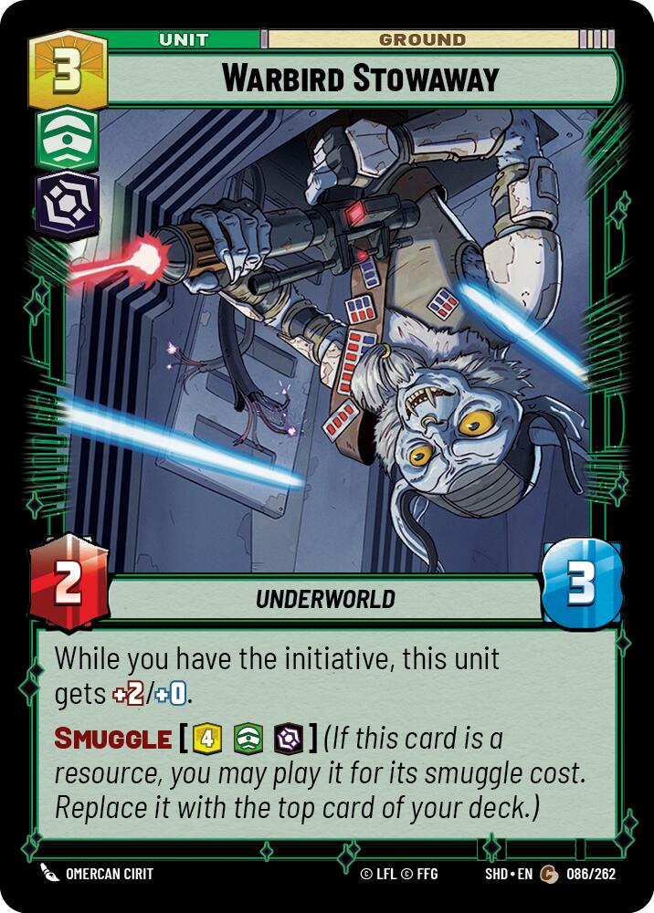 Warbird Stowaway (086/262) (086/262) [Shadows of the Galaxy] | Galactic Gamez