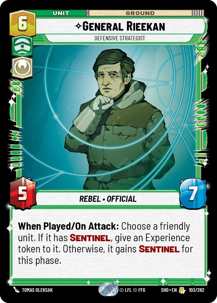 General Rieekan - Defensive Strategist (103/262) (103/262) [Shadows of the Galaxy] | Galactic Gamez