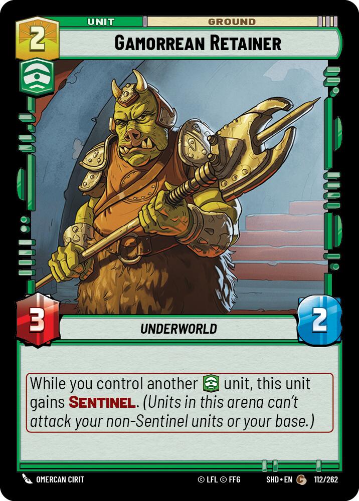 Gamorrean Retainer (112/262) (112/262) [Shadows of the Galaxy] | Galactic Gamez
