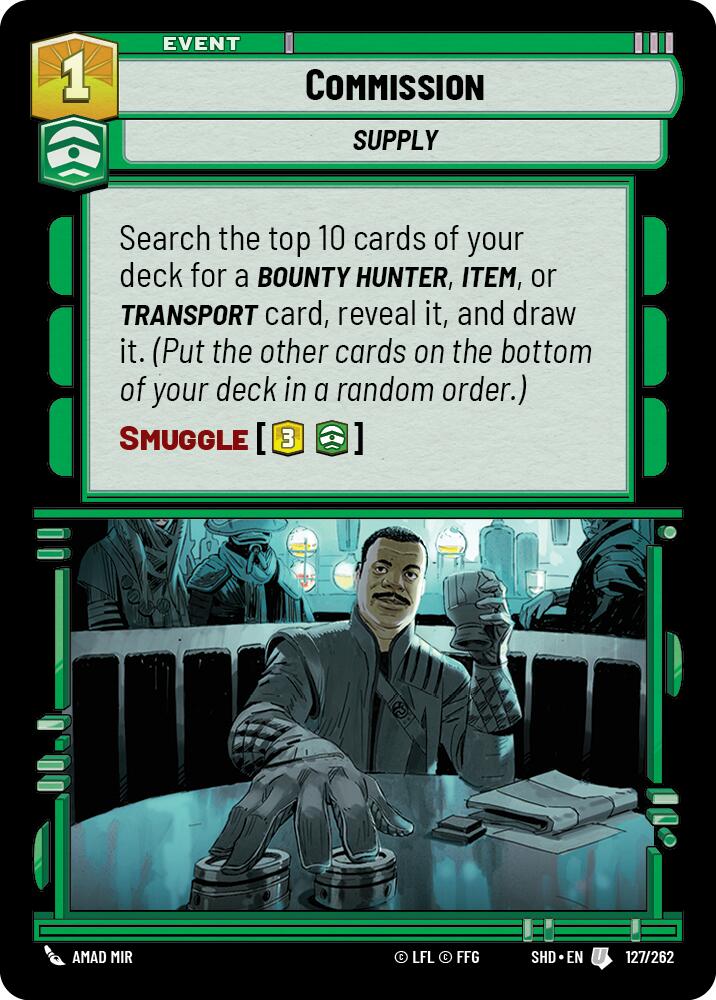 Commission (127/262) (127/262) [Shadows of the Galaxy] | Galactic Gamez