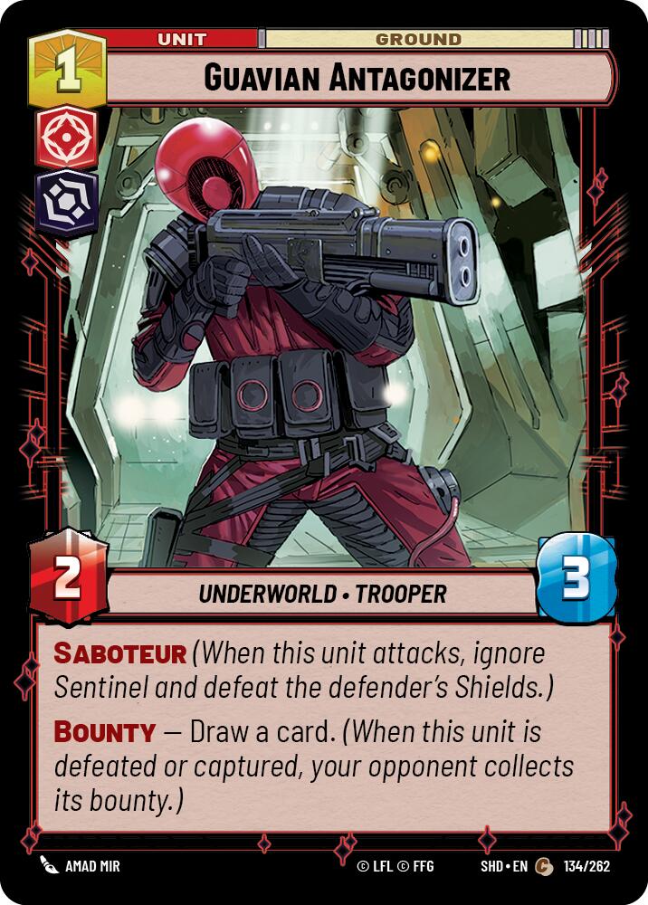 Guavian Antagonizer (134/262) (134/262) [Shadows of the Galaxy] | Galactic Gamez