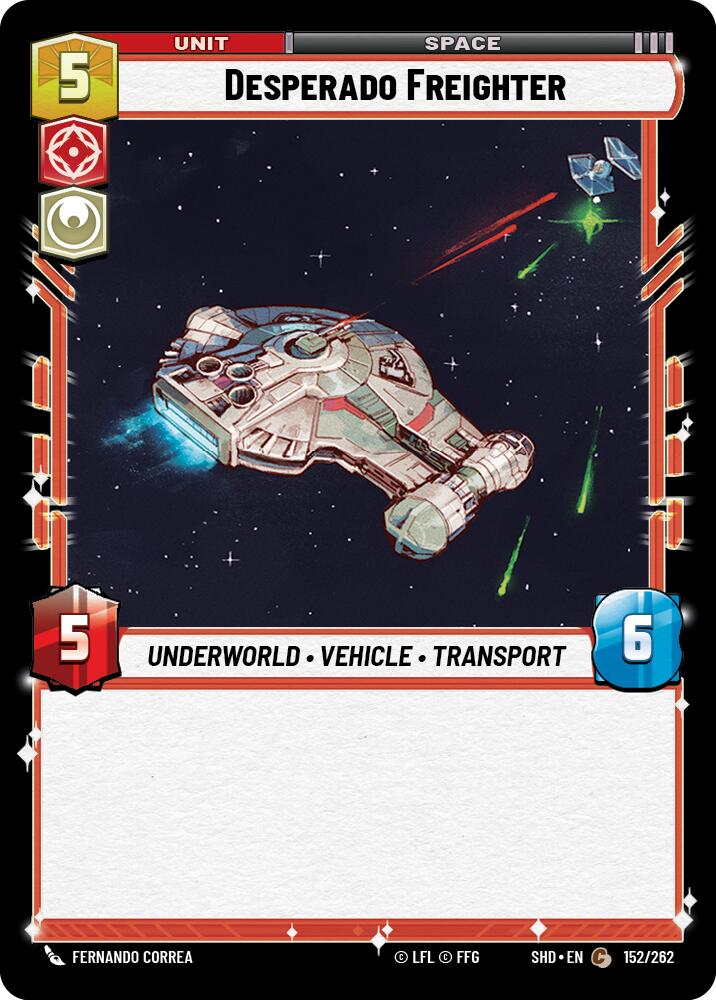 Desperado Freighter (152/262) (152/262) [Shadows of the Galaxy] | Galactic Gamez