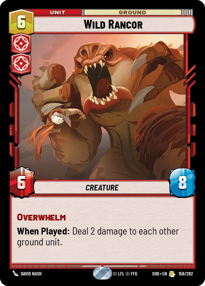 Wild Rancor (158/262) (158/262) [Shadows of the Galaxy] | Galactic Gamez