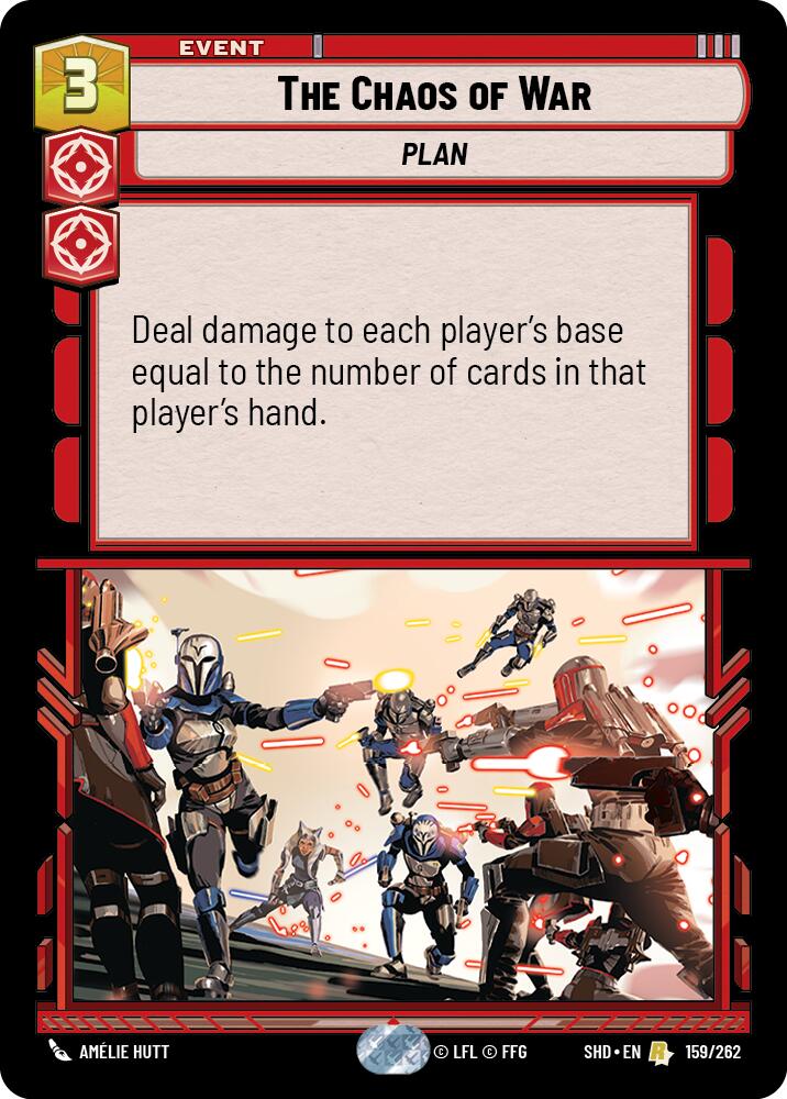 The Chaos of War (159/262) (159/262) [Shadows of the Galaxy] | Galactic Gamez