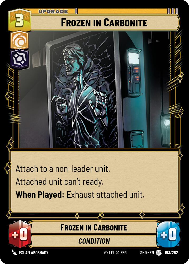 Frozen in Carbonite (193/262) (193/262) [Shadows of the Galaxy] | Galactic Gamez