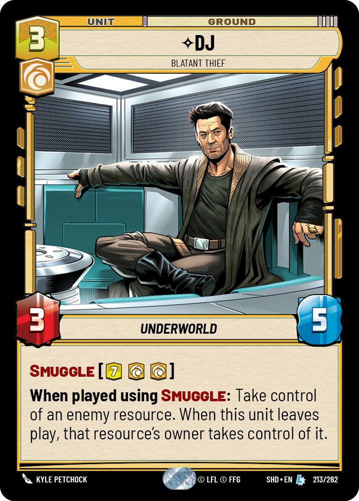 DJ - Blatant Thief (213/262) (213/262) [Shadows of the Galaxy] | Galactic Gamez