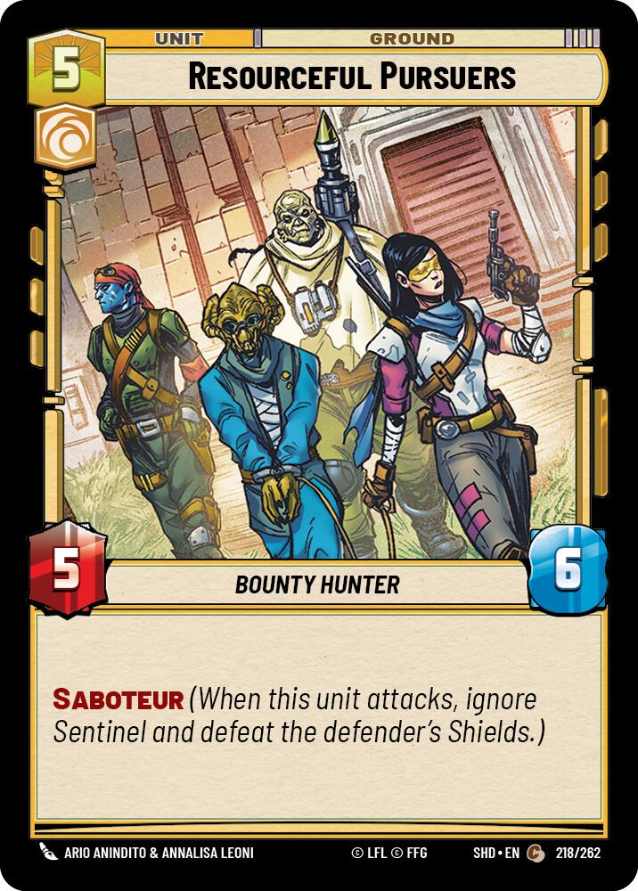 Resourceful Pursuers (218/262) (218/262) [Shadows of the Galaxy] | Galactic Gamez