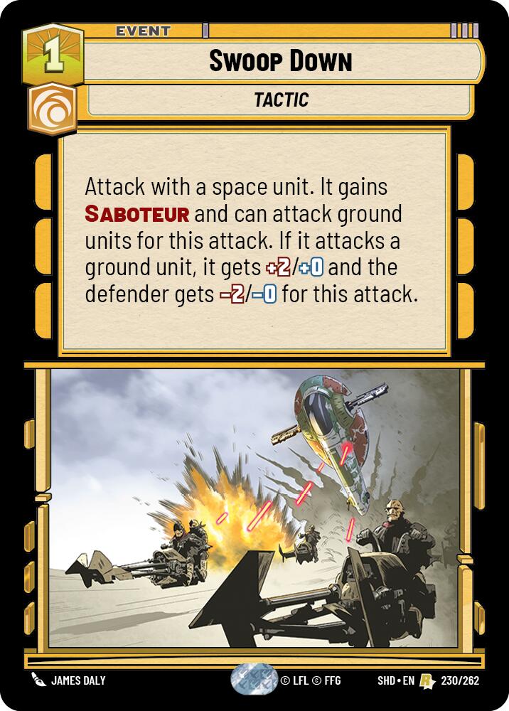 Swoop Down (230/262) (230/262) [Shadows of the Galaxy] | Galactic Gamez
