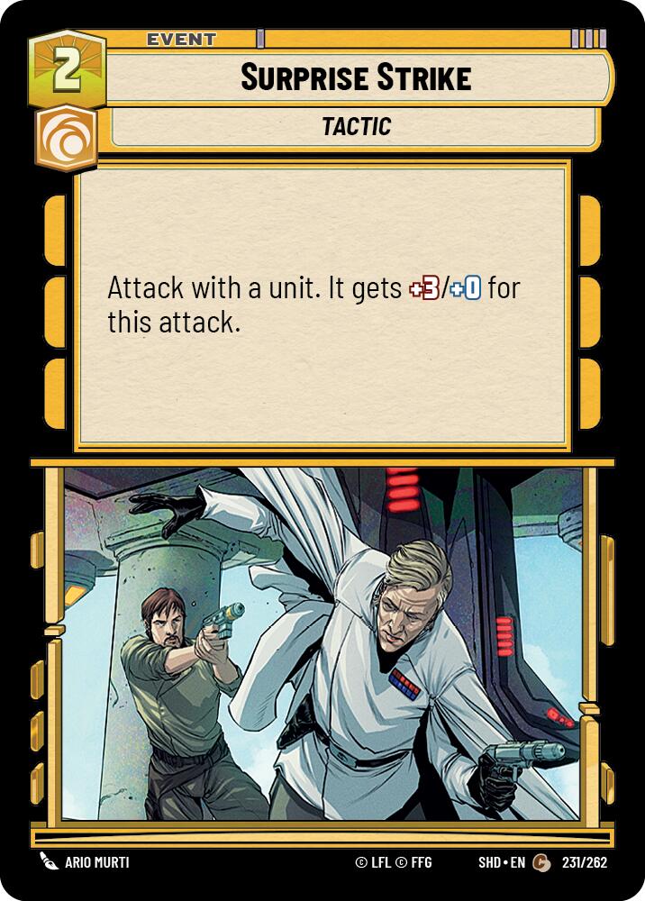 Surprise Strike (231/262) (231/262) [Shadows of the Galaxy] | Galactic Gamez