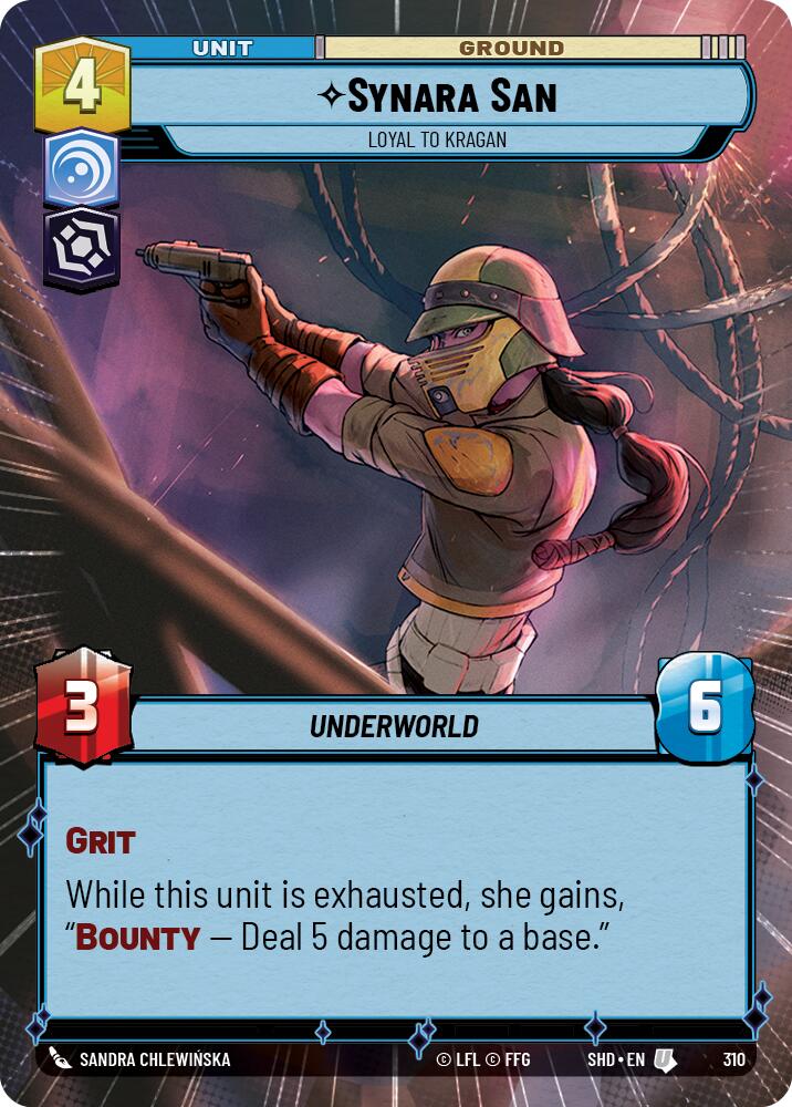 Synara San - Loyal to Kragan (310) (Hyperspace) (310) [Shadows of the Galaxy] | Galactic Gamez