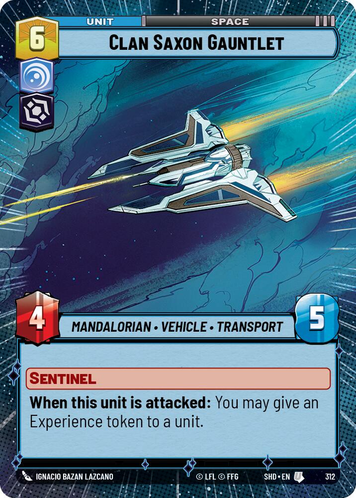 Clan Saxon Gauntlet (312) (Hyperspace) (312) [Shadows of the Galaxy] | Galactic Gamez
