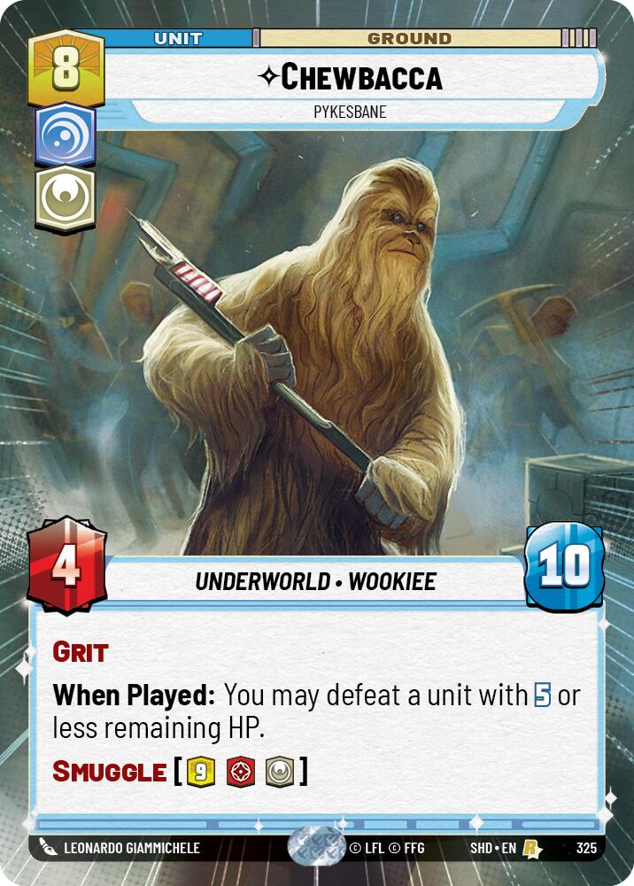 Chewbacca - Pykesbane (325) (Hyperspace) (325) [Shadows of the Galaxy] | Galactic Gamez