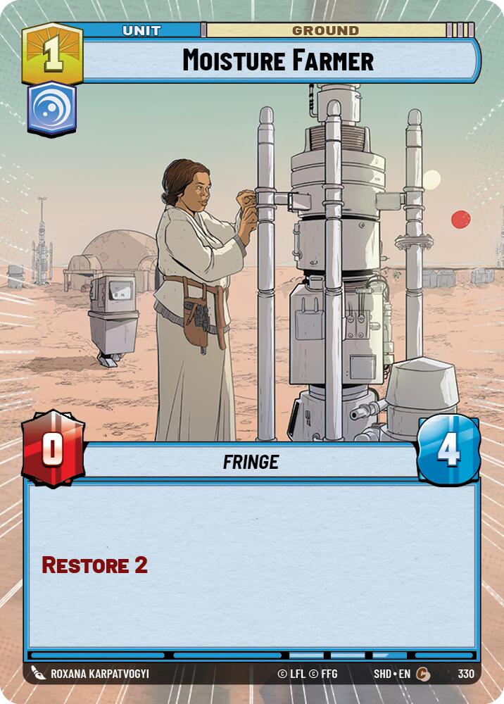 Moisture Farmer (330) (Hyperspace) (330) [Shadows of the Galaxy] | Galactic Gamez