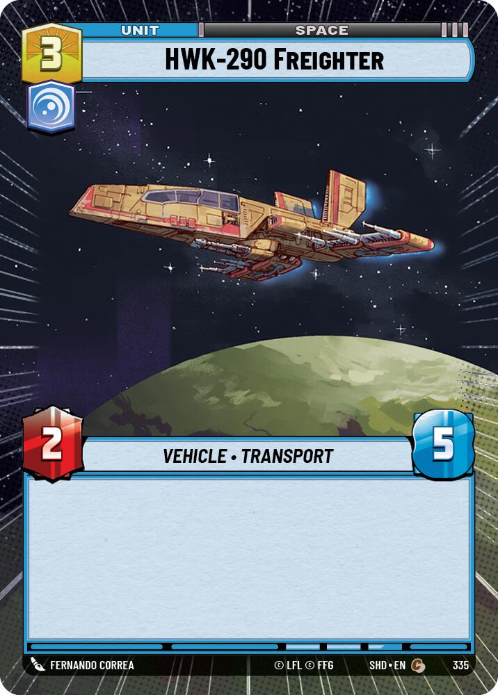 HWK-290 Freighter (335) (Hyperspace) (335) [Shadows of the Galaxy] | Galactic Gamez
