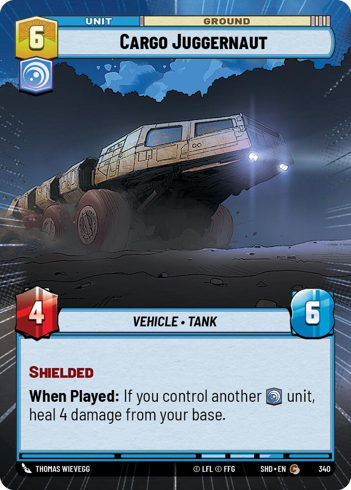 Cargo Juggernaut (340) (Hyperspace) (340) [Shadows of the Galaxy] | Galactic Gamez
