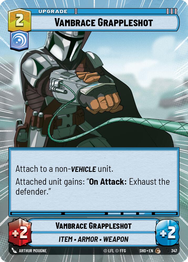 Vambrace Grappleshot (347) (Hyperspace) (347) [Shadows of the Galaxy] | Galactic Gamez