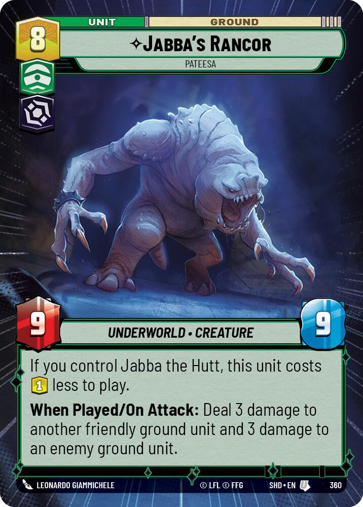Jabba's Rancor - Pateesa (360) (Hyperspace) (360) [Shadows of the Galaxy] | Galactic Gamez