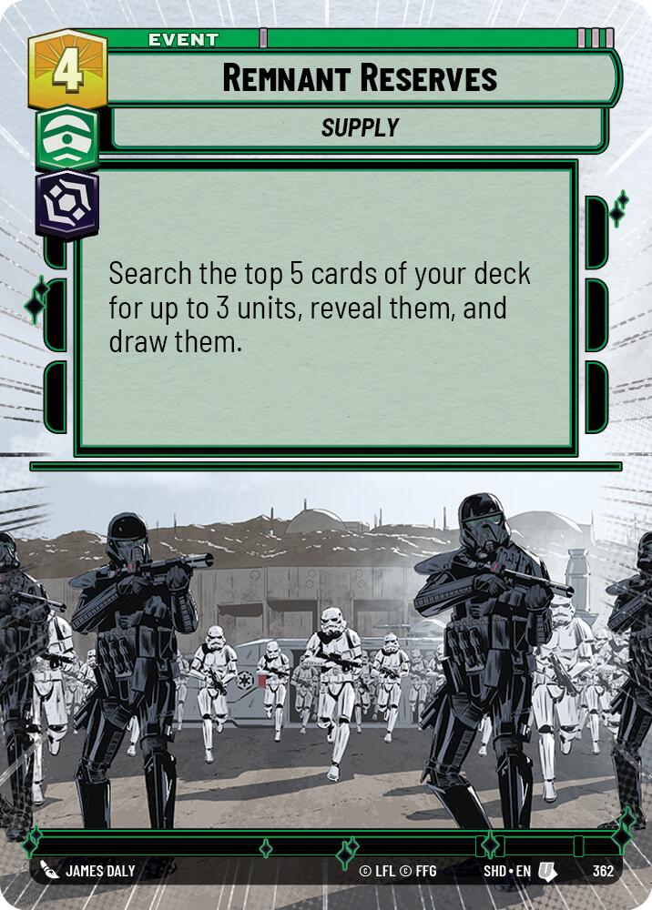 Remnant Reserves (362) (Hyperspace) (362) [Shadows of the Galaxy] | Galactic Gamez