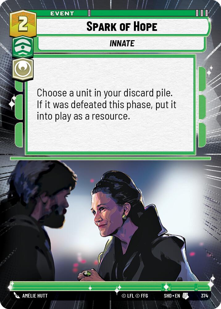 Spark of Hope (374) (Hyperspace) (374) [Shadows of the Galaxy] | Galactic Gamez