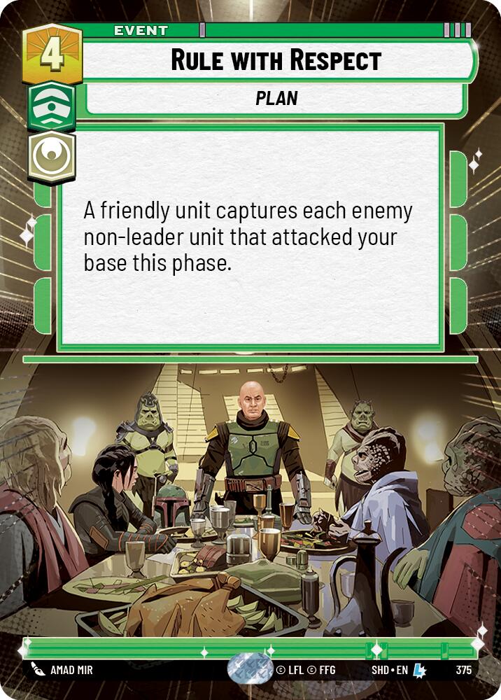 Rule With Respect (375) (Hyperspace) (375) [Shadows of the Galaxy] | Galactic Gamez